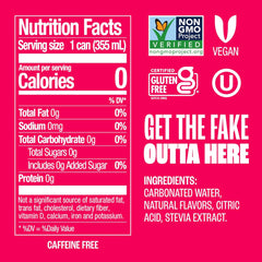 Zevia Zero Sugar Soda, Strawberry Lemon Burst, 12 oz Cans (24-Pack) – Naturally Sweetened, Zero Calorie Sugar Free Soda - Non-GMO Project Verified, Gluten-Free, Vegan