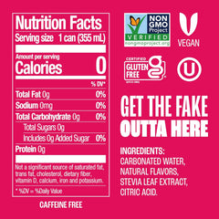 Zevia Zero Sugar Soda, Cran-Raspberry, 12 oz Cans (24-Pack) – Naturally Sweetened, Non-GMO Project Verified, Gluten-Free, Vegan