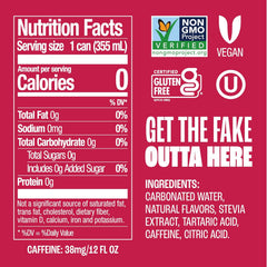 Zevia Zero Sugar Soda, Dr. Zevia, 12 oz Cans (24-Pack) – Naturally Sweetened, Zero Calorie Sugar Free Soda - Non-GMO Project Verified, Gluten-Free, Vegan